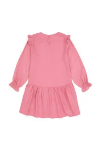 US Polo Assn. Girls' Pink Weaving Dress - Image 4