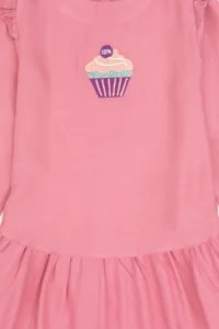 US Polo Assn. Girls' Pink Weaving Dress - Image 5