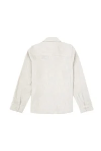 US Polo Assn. Girls' Cream Melanj Long Sleeve Basic Shirt - Image 5