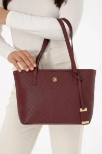 US Polo Assn. Women Burgundy Shoulder Bag - Image 2