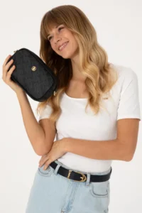 US Polo Assn. Women Black Crossbody Bag - Image 2