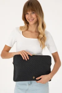 US Polo Assn. Women Black removable Sleeveless Laptop Bag - Image 3