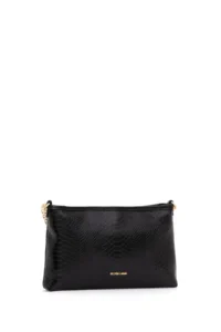 US Polo Assn. Women Black Zincir Sleeveless Kroko Tote Bag - Image 4