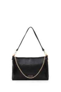 US Polo Assn. Women Black Zincir Sleeveless Kroko Tote Bag - Image 6