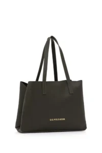 US Polo Assn. Women Khaki Tote Bag - Image 4