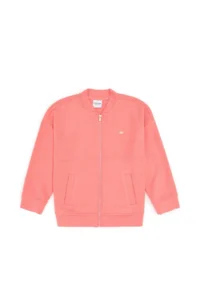 US Polo Assn. Girls' Neon Pink Zippered Knitting Cardigan - Image 4