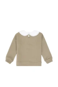 US Polo Assn. Girls' Light Khaki Sweatshirt - Image 2