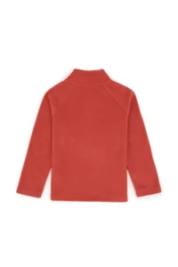 US Polo Assn. Girls' Dusty Rose Fleece Half Zippered Sweatshirt - Image 6