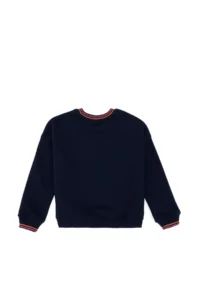 US Polo Assn. Girls' Navy Blue Sweatshirt - Image 4