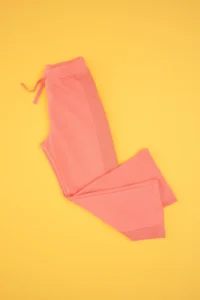 US Polo Assn. Girls' Neon Pink striped Sweatpants - Image 3