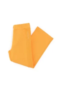 US Polo Assn. Girls' Orange striped Sweatpants - Image 3