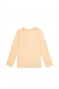 US Polo Assn. Girls' Yellow Crew Neck Basic Sweatshirt - Image 5