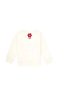 US Polo Assn. Girls' Cream Crew Neck Sweatshirt - Image 4