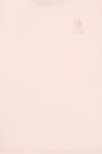 US Polo Assn. Girls' Light Pink Crew Neck Basic Sweatshirt - Image 6