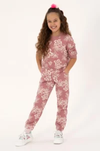 US Polo Assn. Girls' Orchid Jogger Sweatpants - Image 2