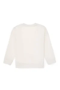 US Polo Assn. Girls' Cream Crew Neck Sweatshirt - Image 5