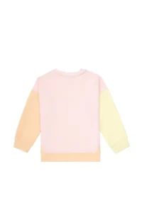 US Polo Assn. Girls' Light Pink Crew Neck Sweatshirt - Image 5