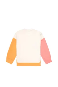 US Polo Assn. Girls' Orange Crew Neck Sweatshirt - Image 5