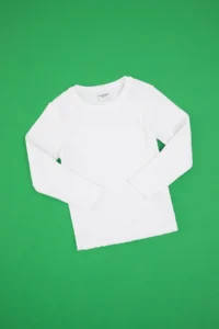 US Polo Assn. Girls' White Crew Neck Sweatshirt - Image 3