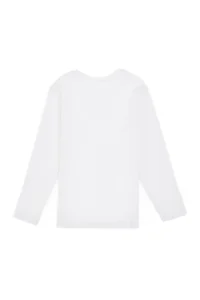 US Polo Assn. Girls' White Crew Neck Sweatshirt - Image 5