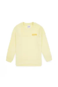 US Polo Assn. Girls' Yellow Crew Neck Sweatshirt - Image 3