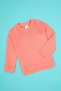 US Polo Assn. Girls' Neon Pink Crew Neck Sweatshirt - Image 3