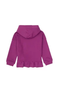 US Polo Assn. Girls' Violet Hooded Sweatshirt - Image 4