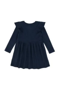US Polo Assn. Girls' Light Navy Knitting Dress - Image 2