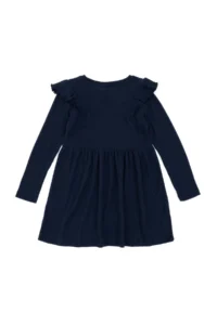 US Polo Assn. Girls' Light Navy Knitting Dress - Image 4