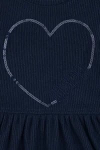US Polo Assn. Girls' Light Navy Knitting Dress - Image 5