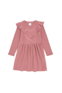 US Polo Assn. Girls' Pink Knitting Dress - Image 3