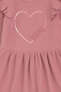 US Polo Assn. Girls' Pink Knitting Dress - Image 5