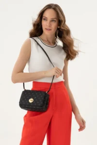 Pierre Cardin Black Shoulder Bag