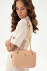 Pierre Cardin Salmon Shoulder Bag - Image 2