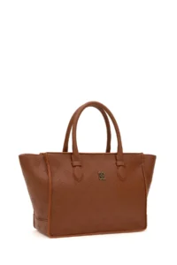 Pierre Cardin Tan Tote Bag - Image 4