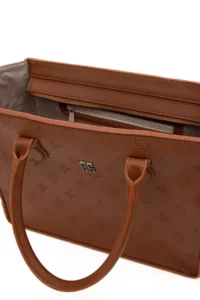 Pierre Cardin Tan Tote Bag - Image 6