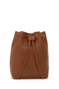 Pierre Cardin Tan Drawstring Bag - Image 3