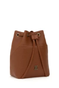 Pierre Cardin Tan Drawstring Bag - Image 4