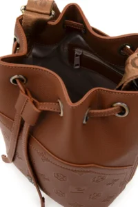 Pierre Cardin Tan Drawstring Bag - Image 7