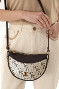 Pierre Cardin Gold Crossbody Bag - Image 2