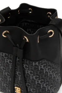 Pierre Cardin Black Shirred Bag - Image 7