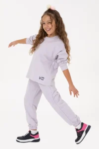 US Polo Shirt Assn. Girls' Lilac Tracksuit