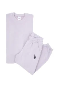US Polo Shirt Assn. Girls' Lilac Tracksuit - Image 4
