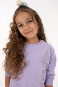 US Polo Shirt Assn. Girls' Lilac Tracksuit - Image 3