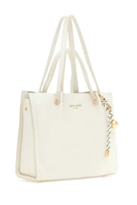 Pierre Cardin White Shoulder Bag - Image 4