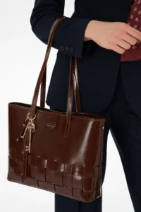 Pierre Cardin Brown Shoulder Bag - Image 2