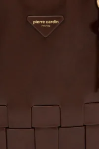 Pierre Cardin Brown Shoulder Bag - Image 7