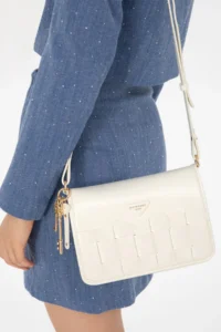 Pierre Cardin White Crossbody Bag - Image 2