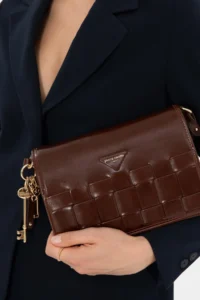 Pierre Cardin Brown Crossbody Bag - Image 2