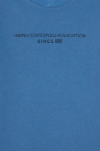 US Polo Assn. Boys' Blue Crew Neck T-Shirt - Image 3